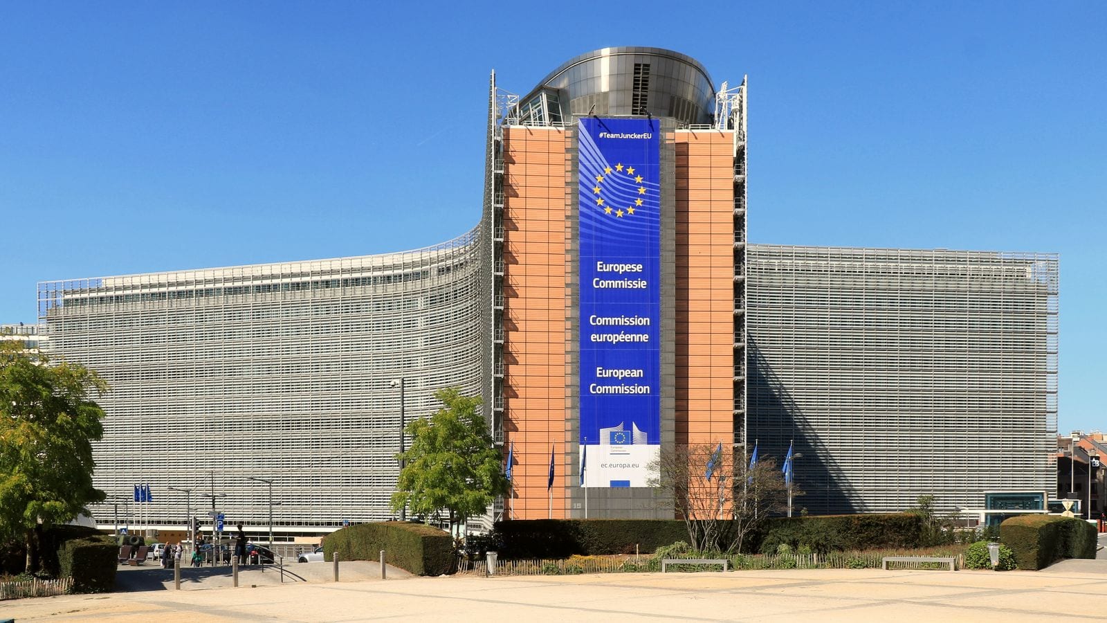 The Berlaymont building, headquarters of the European Commission in Brussels